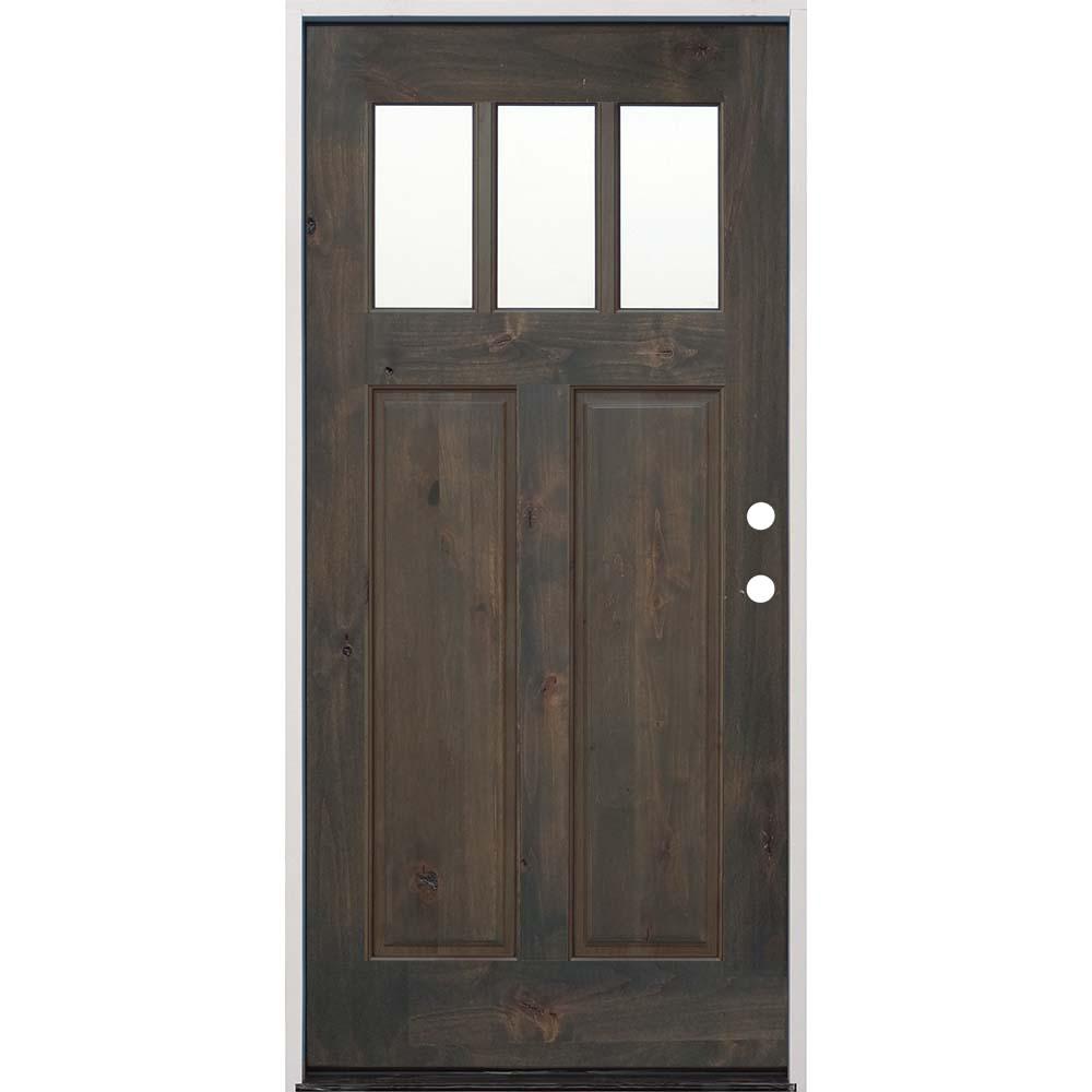 Wood Stained Front Doors Exterior Doors The Home Depot