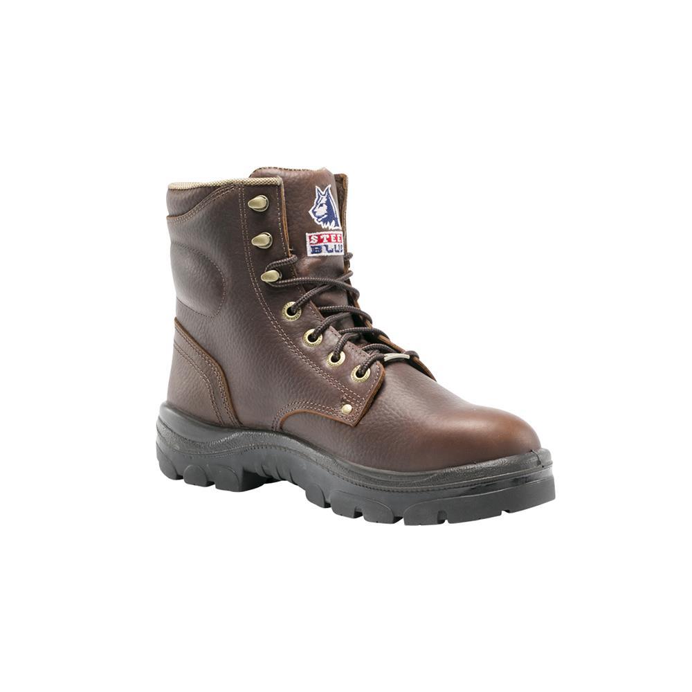 6 inch lace up steel toe boots