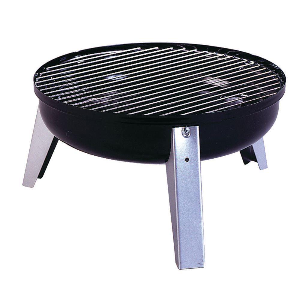 Americana Tailgate Portable Charcoal Grill in Black by Americana