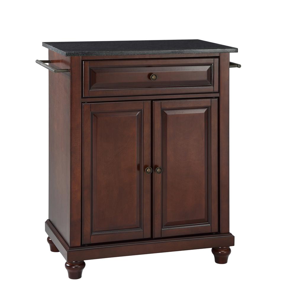 Crosley Furniture Cambridge Black Portable Kitchen Island With
