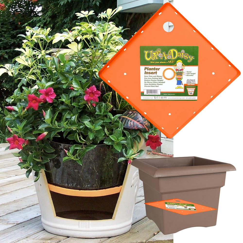 Same Day Delivery Planter Saucers Planters The Home Depot 12 In Plastic Square Ups A Daisy Planter Lifter