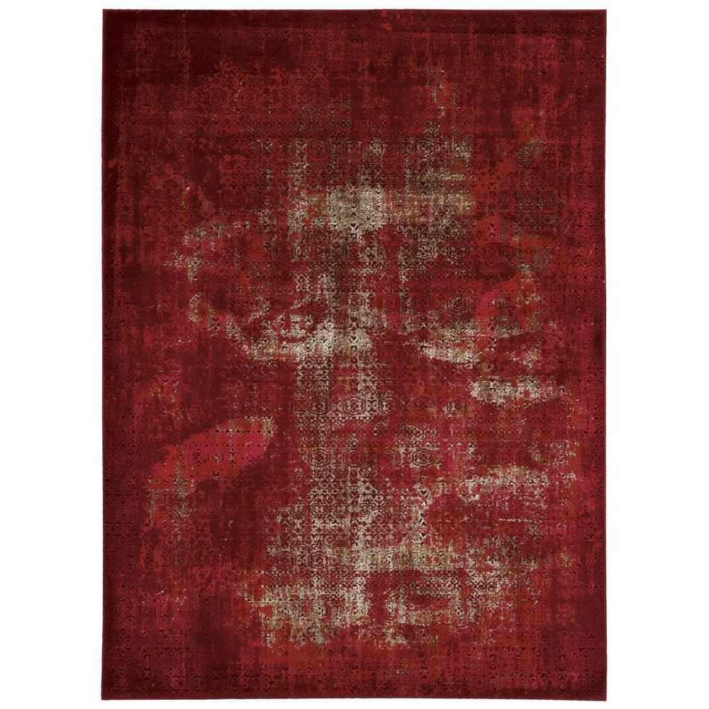 Nourison Karma Red 8 Ft X 11 Area Rug - Area Rugs With Red In Them Nourison Karma Red 8 Ft X 11 Area Rug - Area Rugs With Red In Them