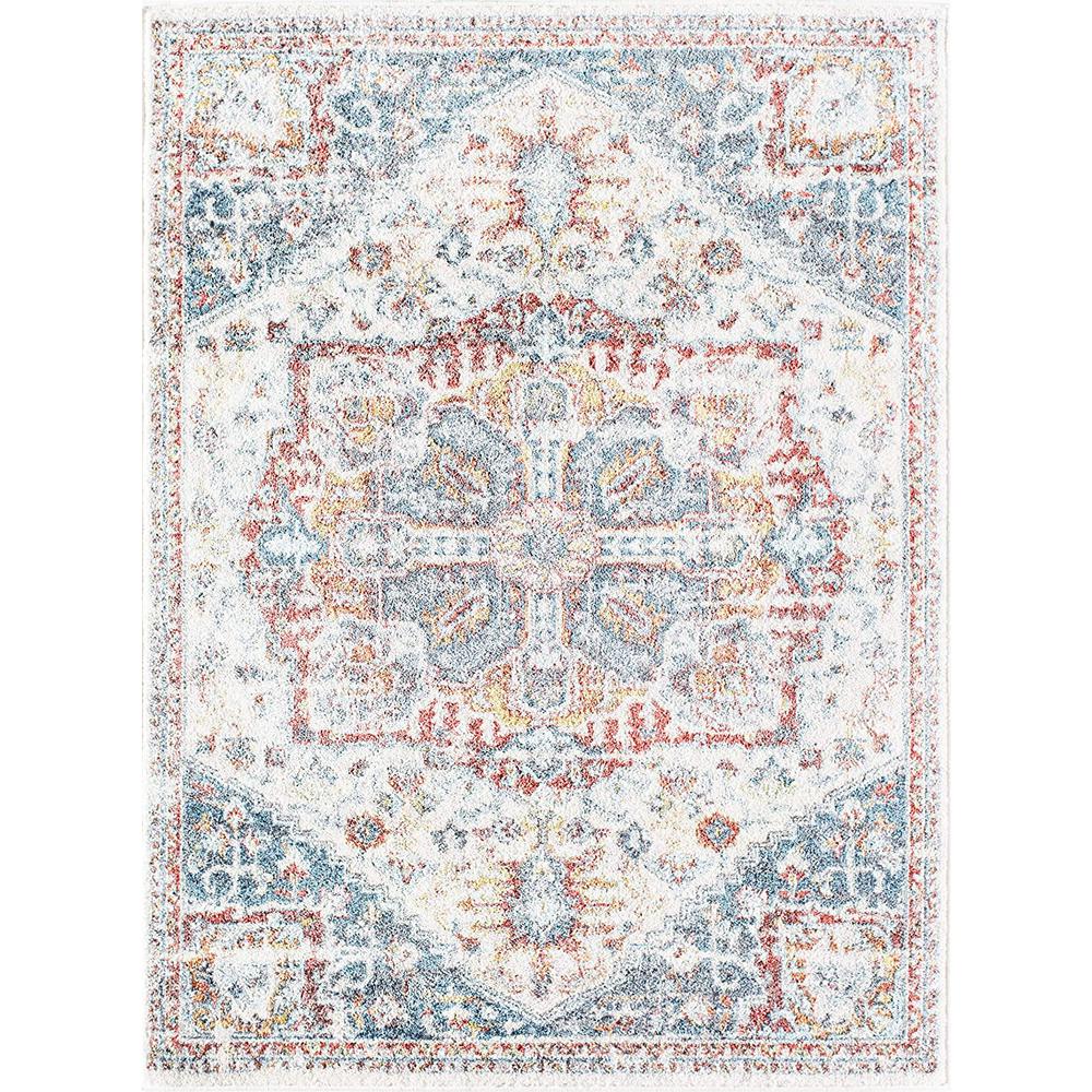Rugs America Athena Warm Tone White 5 Ft X 7 Rectangle Rugs America Athena Warm Tone White 5