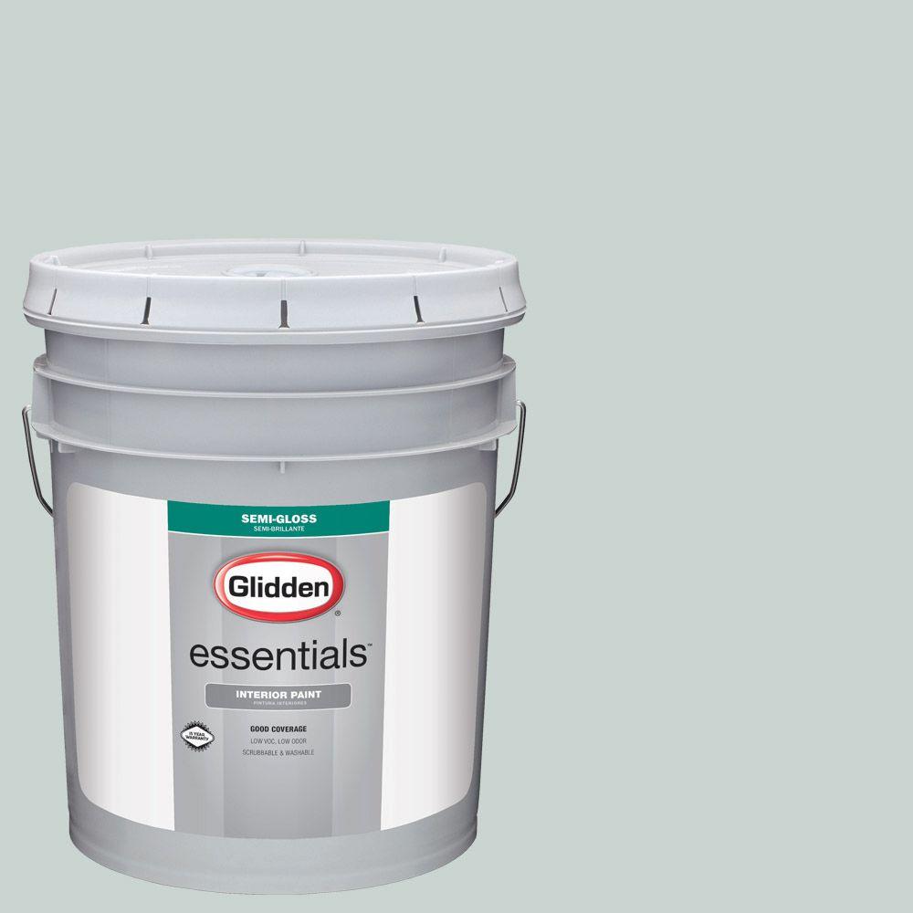 Glidden Essentials 5 Gal Hdgcn19u Grey Leaf Semi Gloss Interior Glidden Essentials 5 Gal Hdgcn19u Grey Leaf Semi Gloss Interior Paint