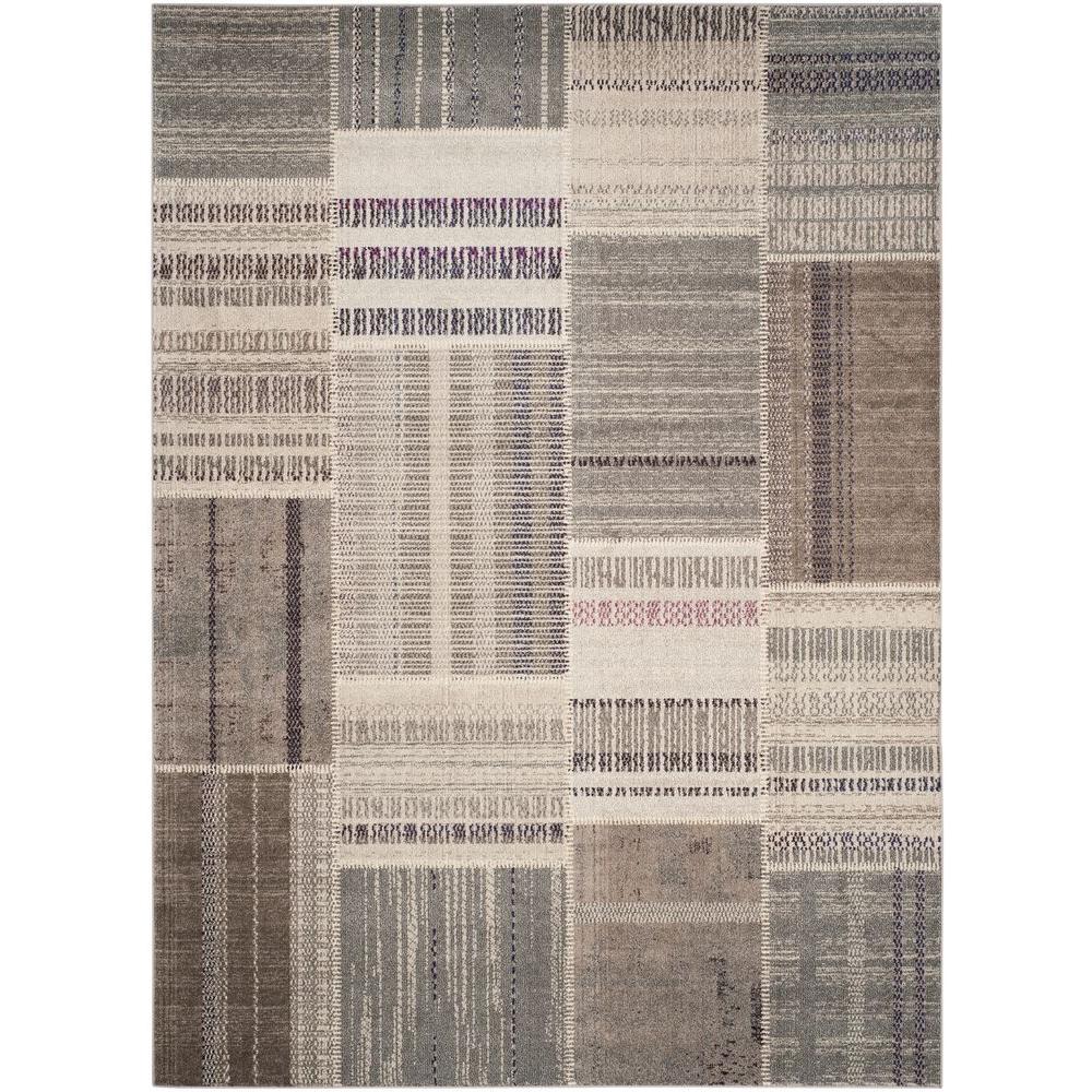 Safavieh Monaco Grey/Multi 8 ft. x 11 ft. Area RugMNC215G8 The Home