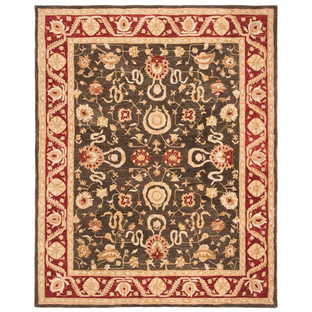 Anatolia Charcoal Red 9 Ft X 12 Area Rug