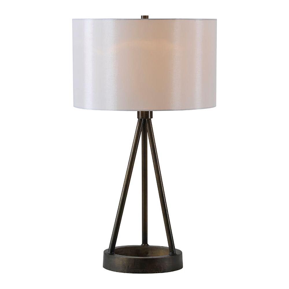 Renwil Celia 28 In Bronze Floor Lamp Lpt489 The Home Depot Bronze Floor Lamp