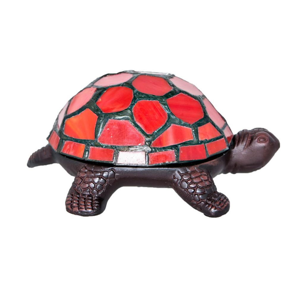 River Of Goods No Shade Special S Lamps Lighting The Red Stained Glass Turtle Accent Lamp