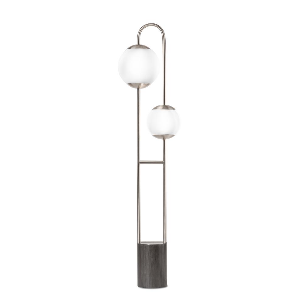 Nova Of California Globus Floor Lamp Brushed Nickel