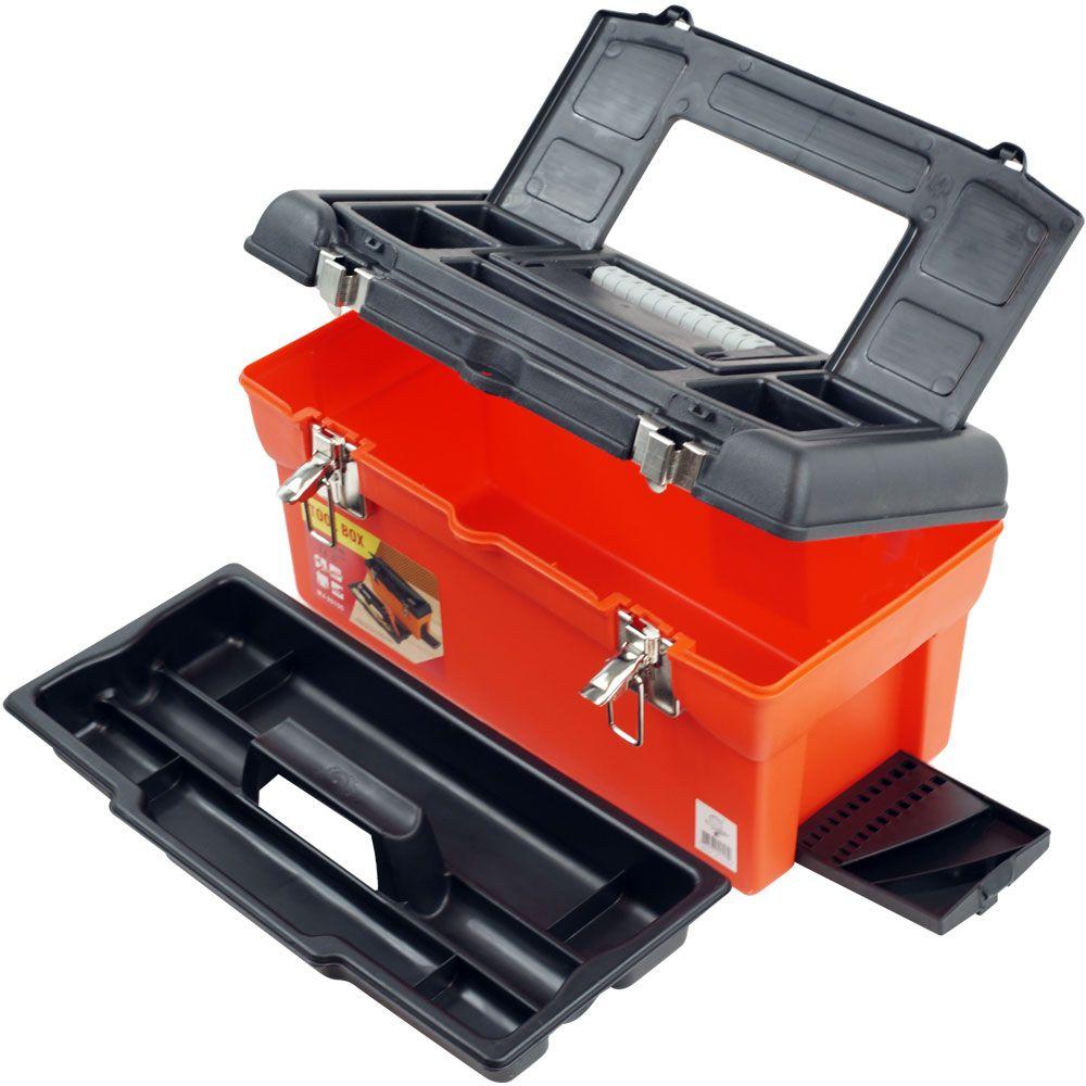 red tackle box