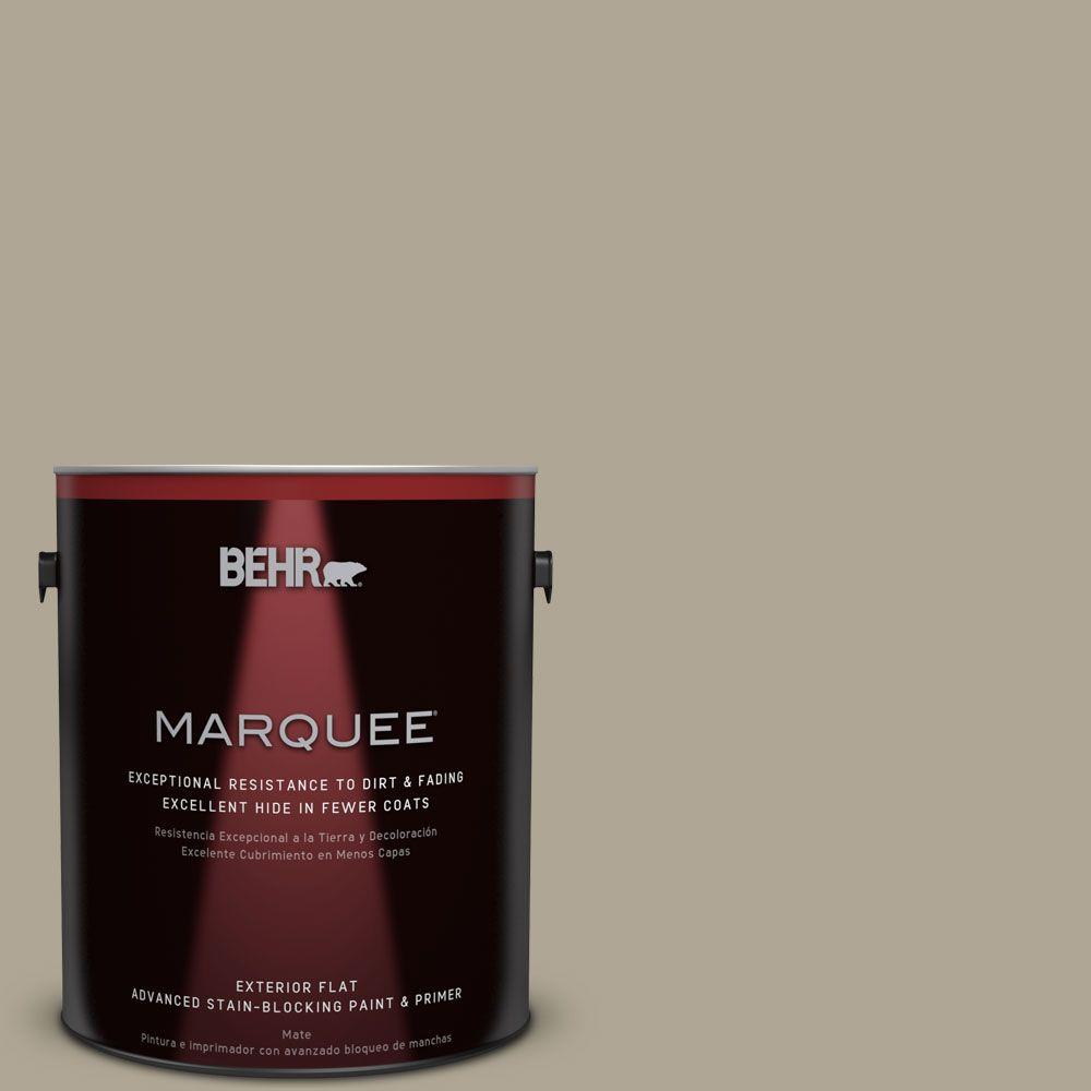 BEHR MARQUEE 1 Gal PPU8 19 Stone Walls Flat Exterior Paint 445401