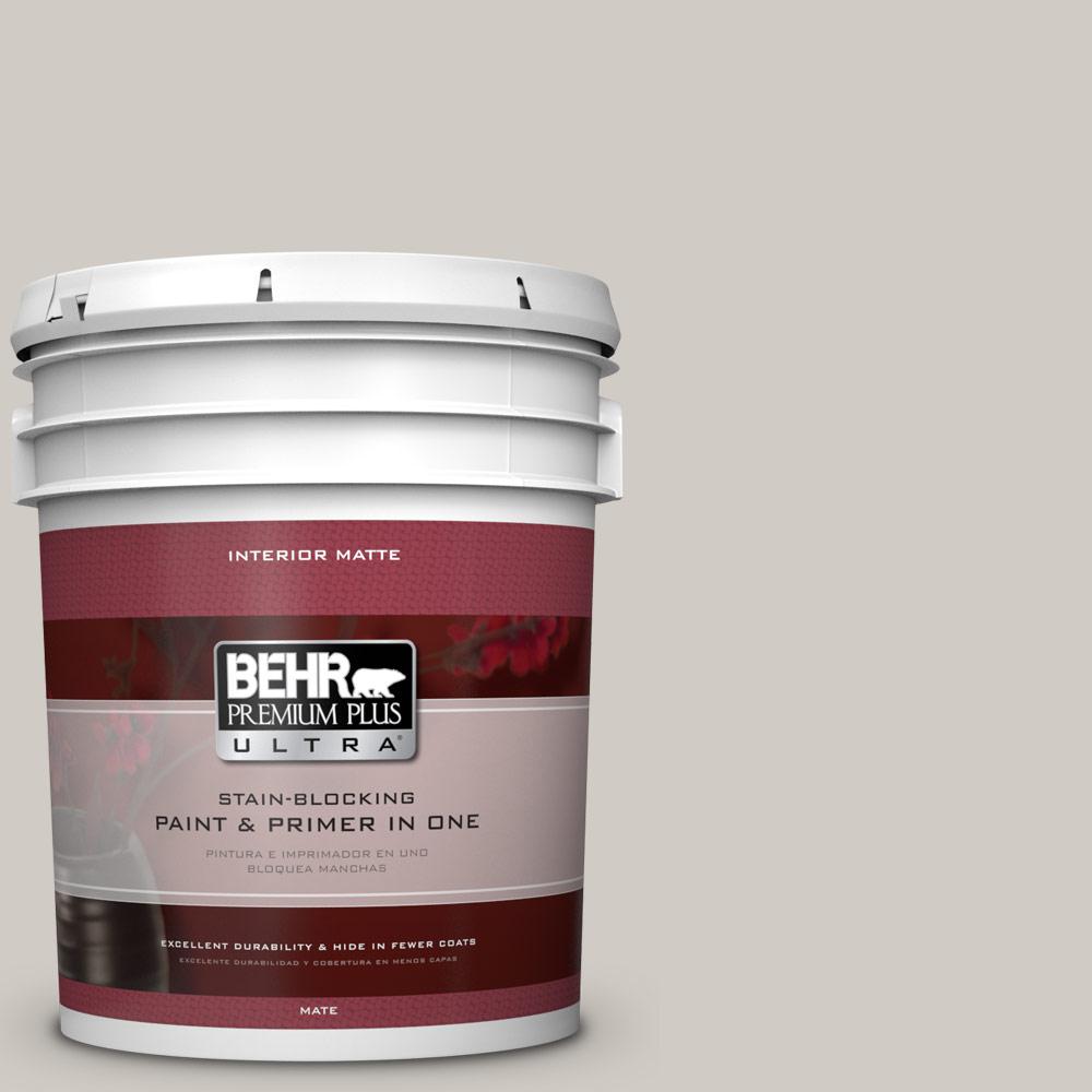 Behr Premium Plus Ultra 5 Gal Ppu18 09 Burnished Clay Matte Ppu18 09 Burnished Clay Matte Interior Paint