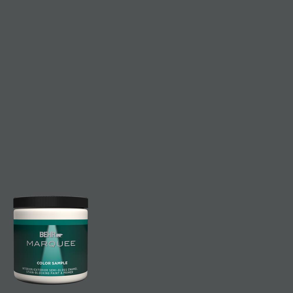 BEHR MARQUEE 8 oz. PPU2501 Carbon Copy Interior/Exterior SemiGloss