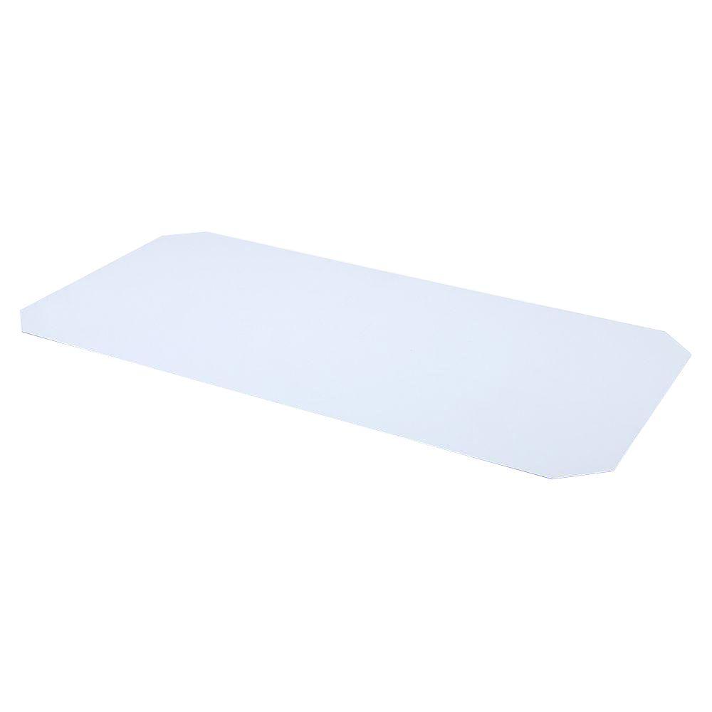 Sandusky 0.25 in. H x 72 in. W x 18 in. D Frosted Clear Plastic Shelf