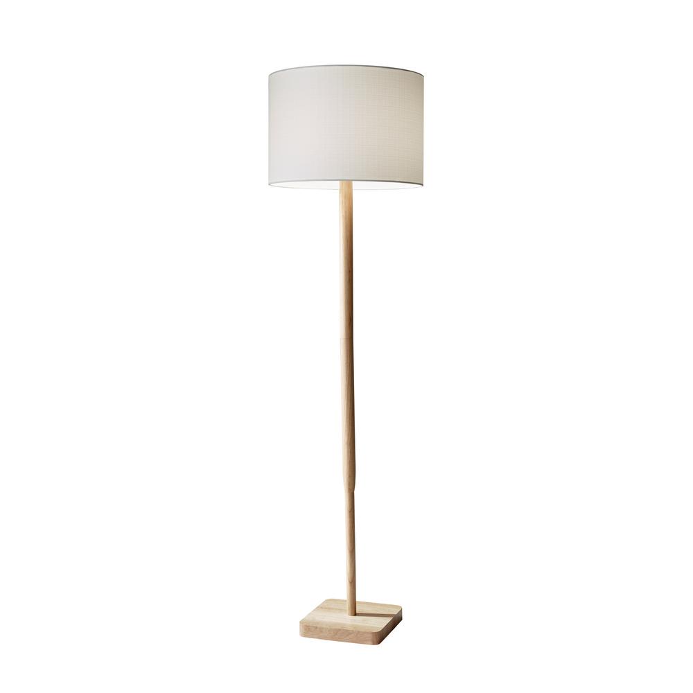 Natural Wood Floor Lamp 4093 12, Homedepot Floor Lamp