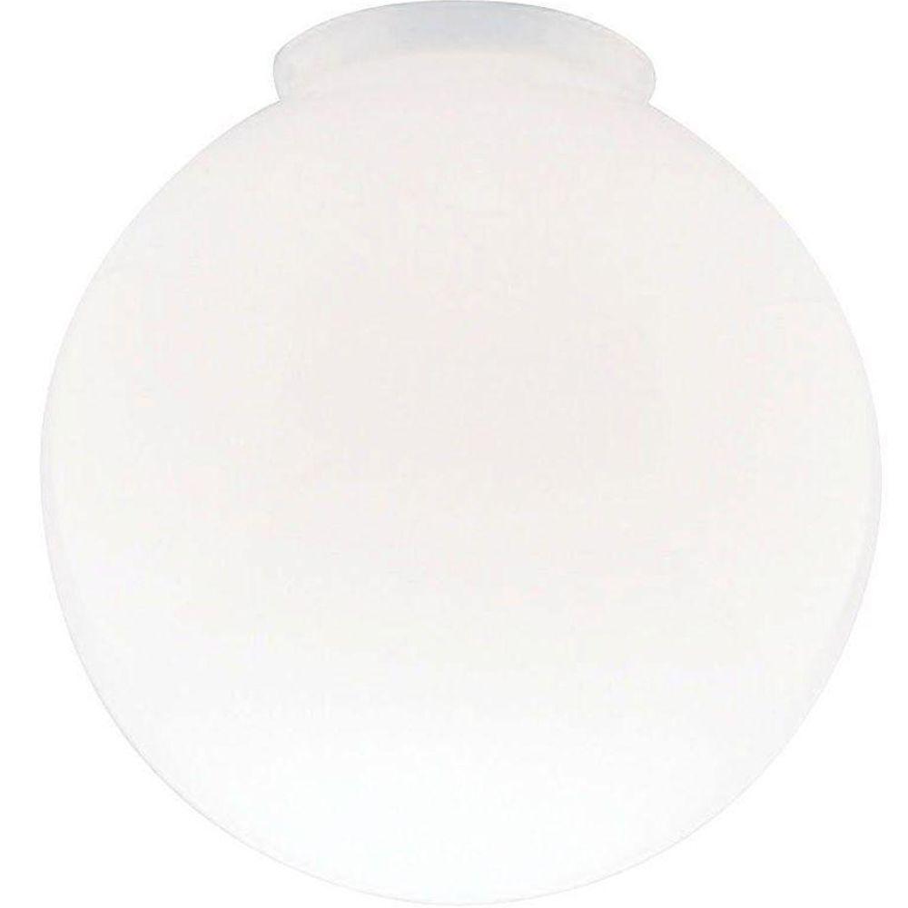 Handblown Gloss White Globe with 