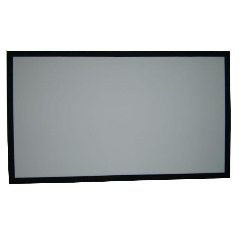 proHT ProHT 120 in. Electric Projection Screen with White Frame05356