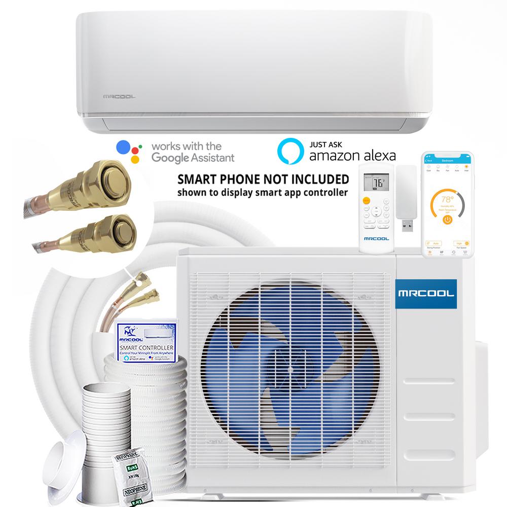 Mrcool Diy Gen 3 34 400 Btu 16 Seer Smart Ductless Mini Split Air Conditioner And Heat Pump With 25 Ft Install Kit 230 Volt Diy36 Hp 230b25 The Home Depot - Mrcool Diy Review Mrcool Diy Gen 3 34 400 Btu 16 Seer Smart Ductless Mini Split Air Conditioner And Heat Pump With 25 Ft Install Kit 230 Volt Diy36 Hp 230b25 The Home Depot - Mrcool Diy Review