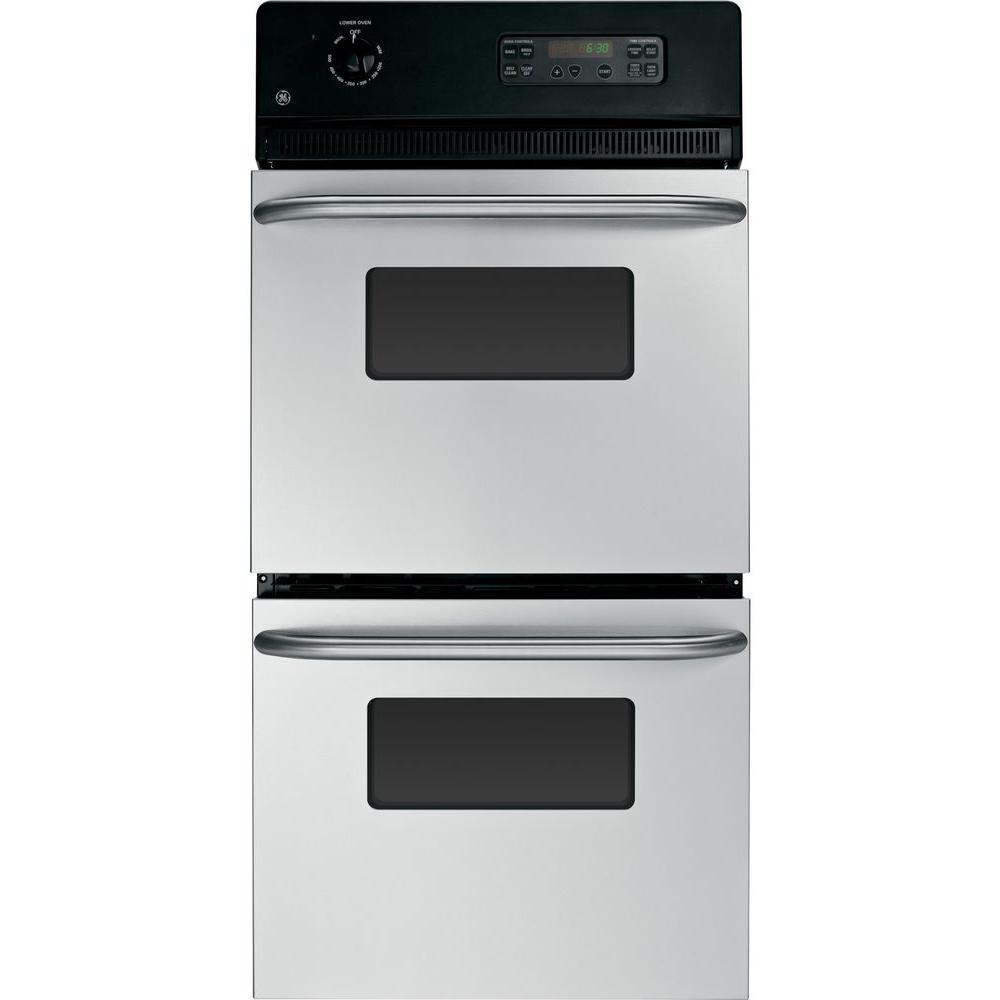 GE 24 in. Double Electric Wall Oven in Stainless Steel-JRP28SKSS - The Ge 24 Inch Wall Oven Stainless Steel