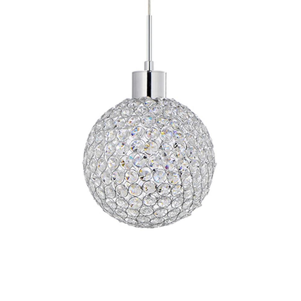 Westinghouse Boswell 1Light Chrome LED Pendant63085A The Home Depot