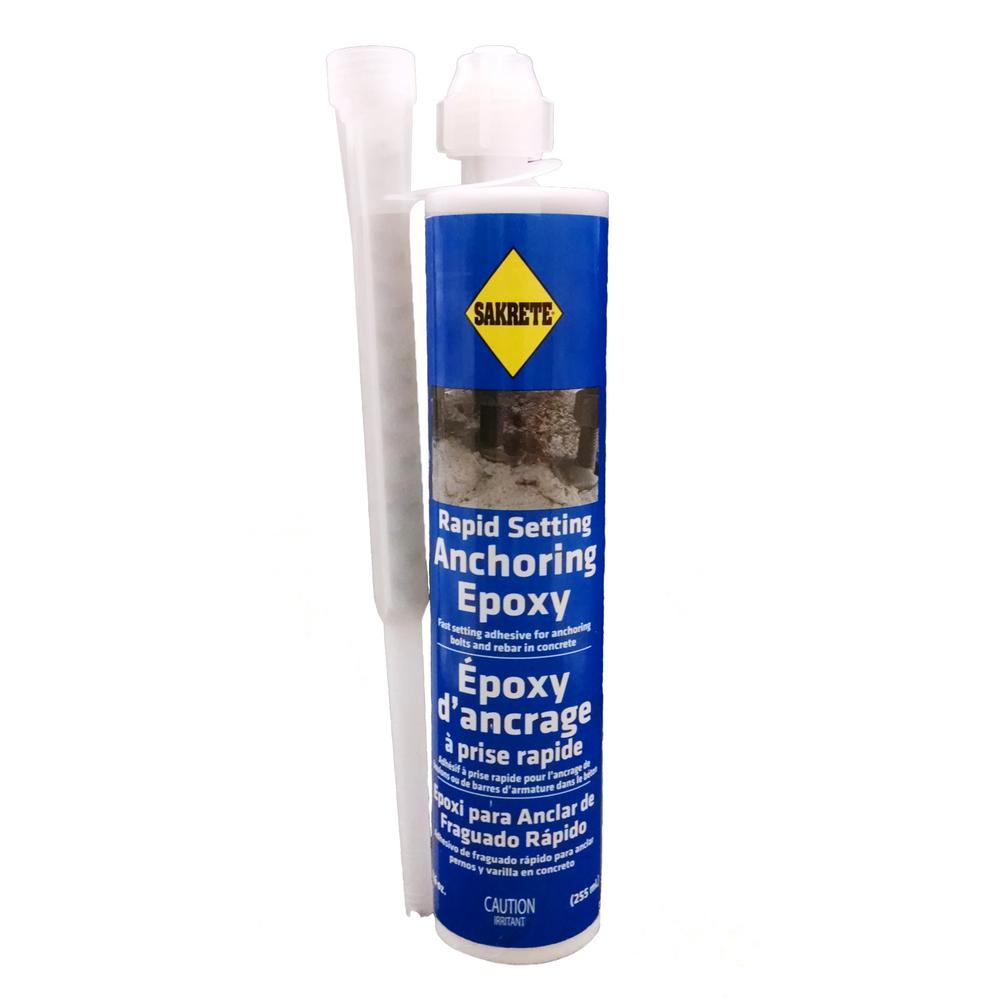 SAKRETE 8.6 oz. Rapid Setting Anchoring Epoxy60200221 The Home Depot