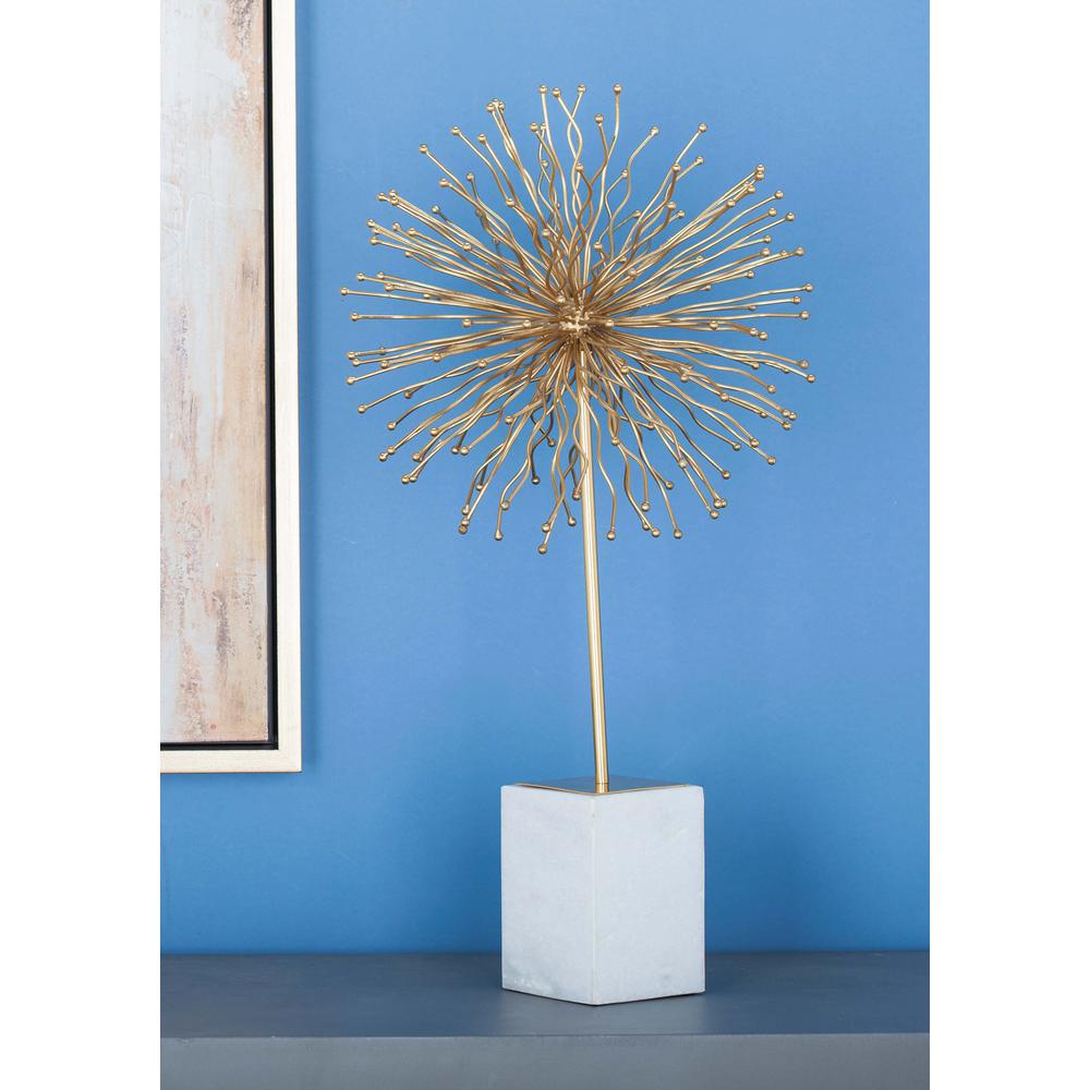 25 in. Squiggly Star Decorative Sculpture in Gold72976 The Home Depot