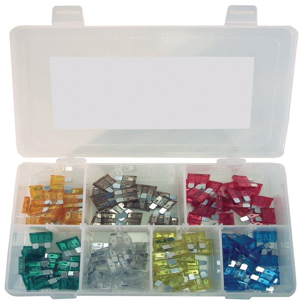 KS TOOLS Assortment of Mini Fuses 2-30A 100 pcs