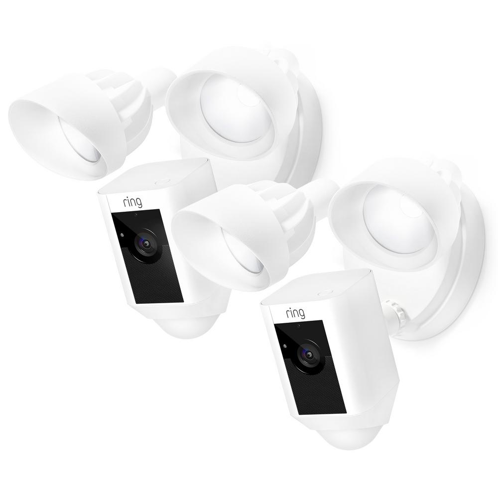 Ring Outdoor Wi-Fi Cam with Motion Activated Floodlight ...