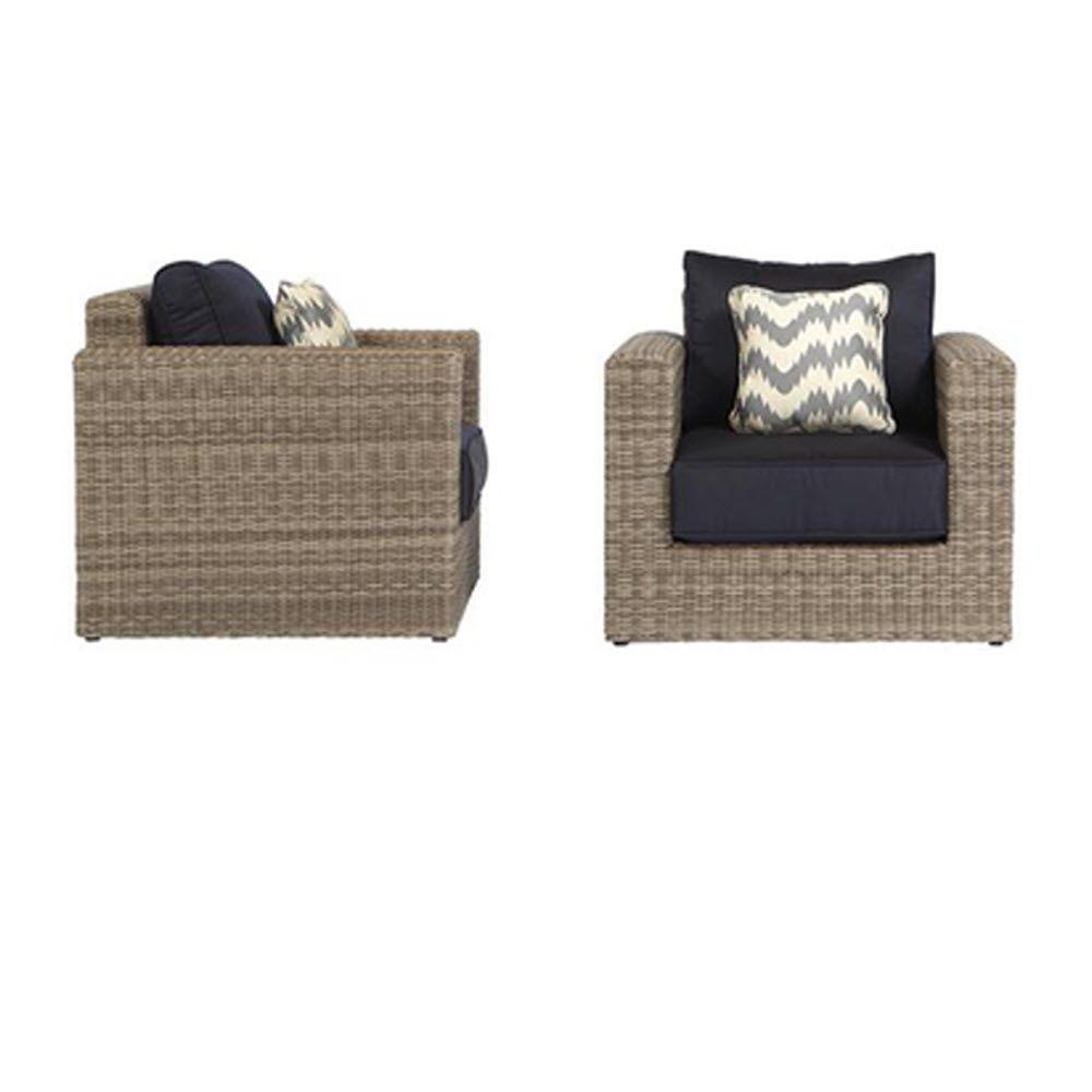 GTIN 848681033036 product image for Home Decorators Collection Naples Grey All-Weather Wicker Outdoor Lounge Chair w | upcitemdb.com