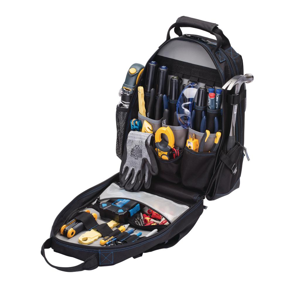 Ideal 18 In Tool Bag Backpack Black