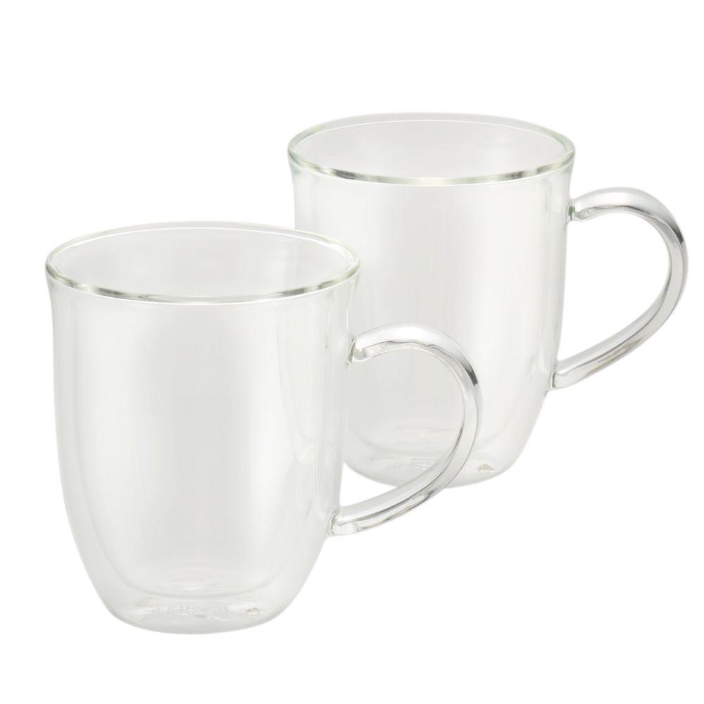 glass latte coffee cups