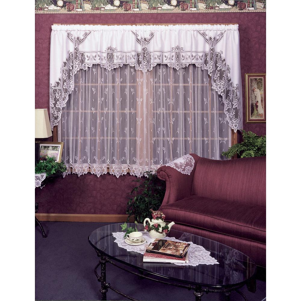 Heritage Lace /"Ivory/" Roses Round Polyester Doliy 17/" /"New/" 9