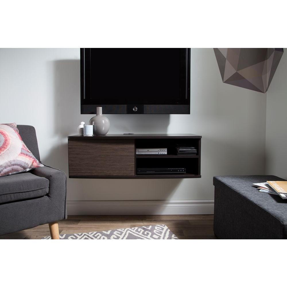 South S Agora 50 Disk Capacity 38 In Wide Wall Mounted Media South S Agora 50 Disk Capacity 38 In Wide Wall Mounted Media Console