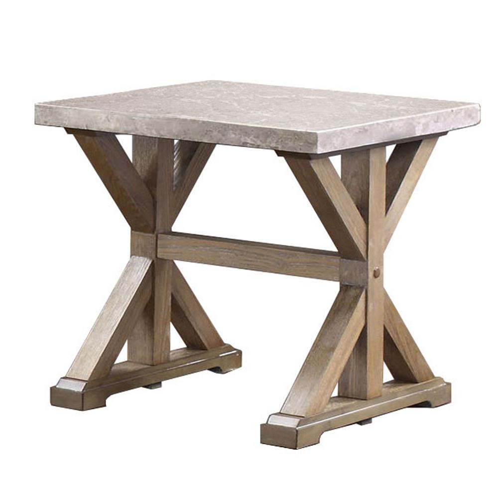 Furniture Of America Landon Natural Genuine Marble End Table Idf Furniture Of America Landon Natural Genuine Marble End Table Idf 4429e The Home Depot