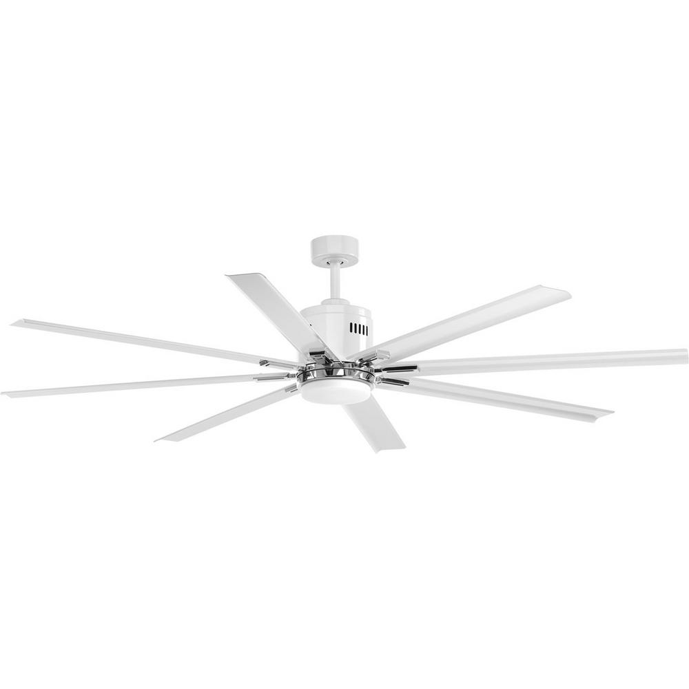 Casablanca Stingray 60 In Indoor Porcelain White Ceiling Fan With