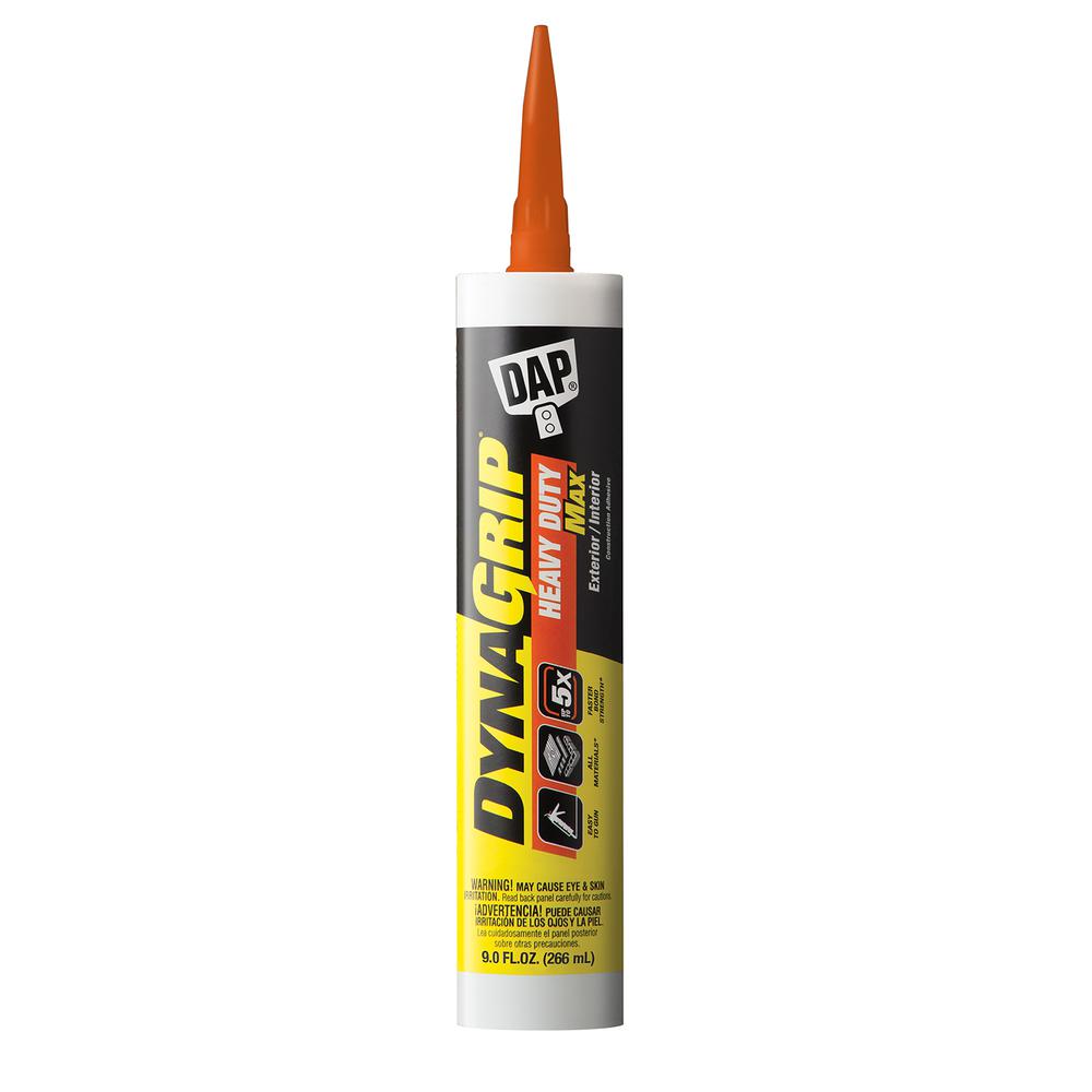 DAP DYANGRIP Heavy Duty Max 9 oz. Construction Adhesive (12Pack)7079827511 The Home Depot