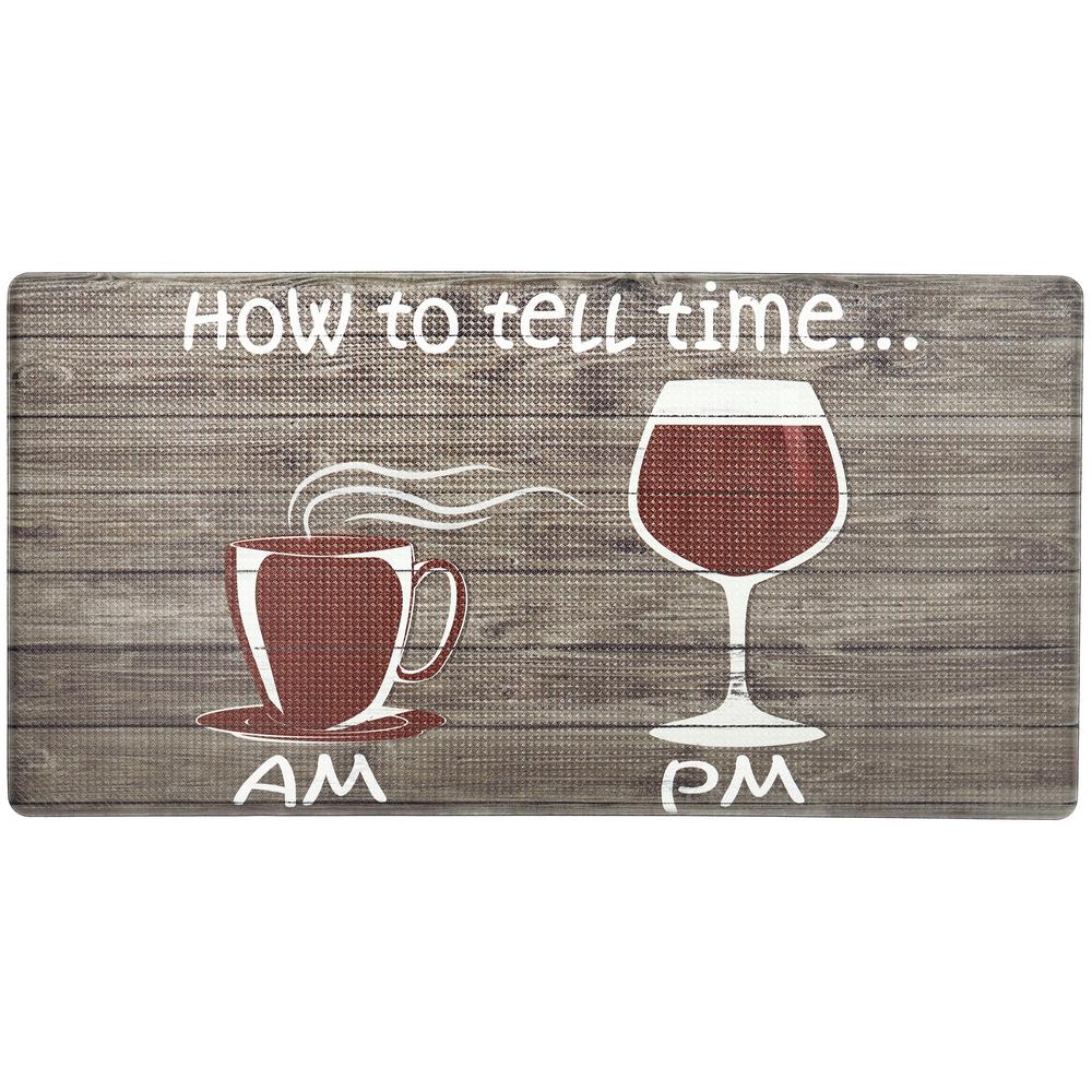 Nicole Miller Cook N Comfort Brown How To Tell Time 20 In X 39 Nicole Miller Cook N Comfort Brown How To Tell Time 20 In X 39