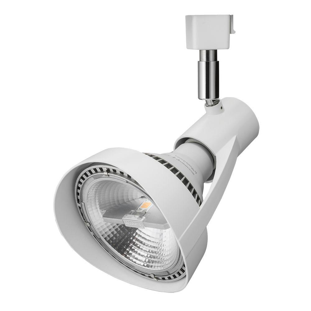 Lithonia Lighting 1Light White Front Loading Commercial Track Head