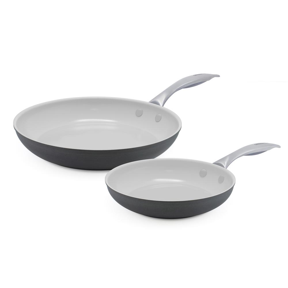 GreenLife Classic Pro 2Piece HardAnodized Aluminum Ceramic Nonstick