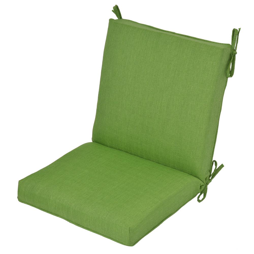 Hampton Bay 20 X 17 Outdoor Dining Chair Cushion In Standard Fern Hampton Bay 20 X 17 Outdoor Dining Chair Cushion In Standard Fern