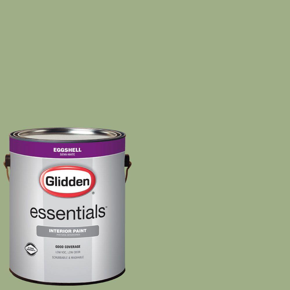 Glidden Essentials 1 Gal Hdgg34u Cloistered Garden Green Eggs Hdgg34u Cloistered Garden Green Eggs Interior Paint