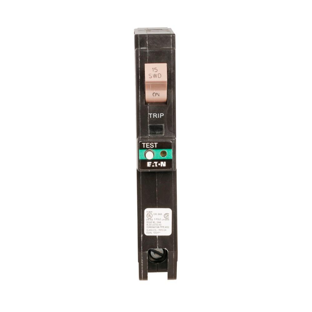 New CHFCAF115pn CombinationArc Fault Breaker 1 Pole 15 Amp Plug On Neutral