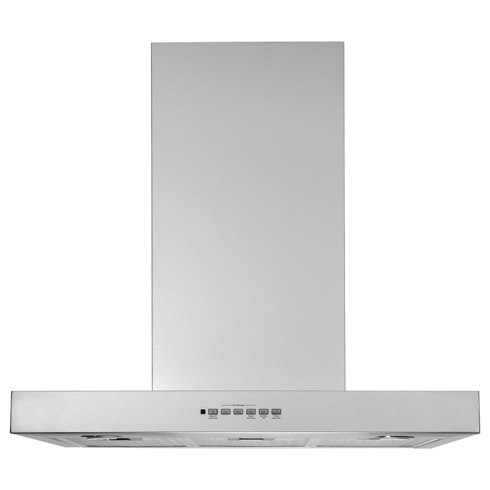 GE Profile 30 in. Designer Range Hood in Stainless SteelJV936DSS The