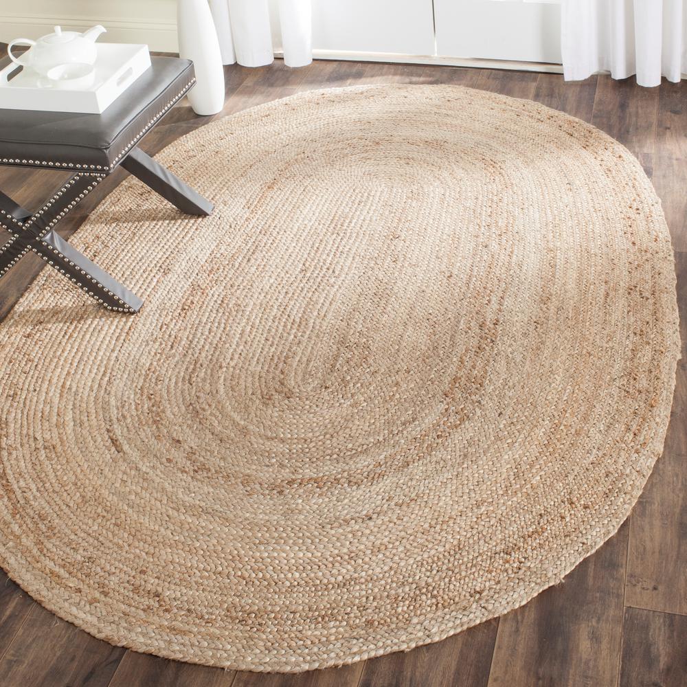 Safavieh Cape Cod Natural 6 ft. x 9 ft. Oval Area RugCAP252A6OV The