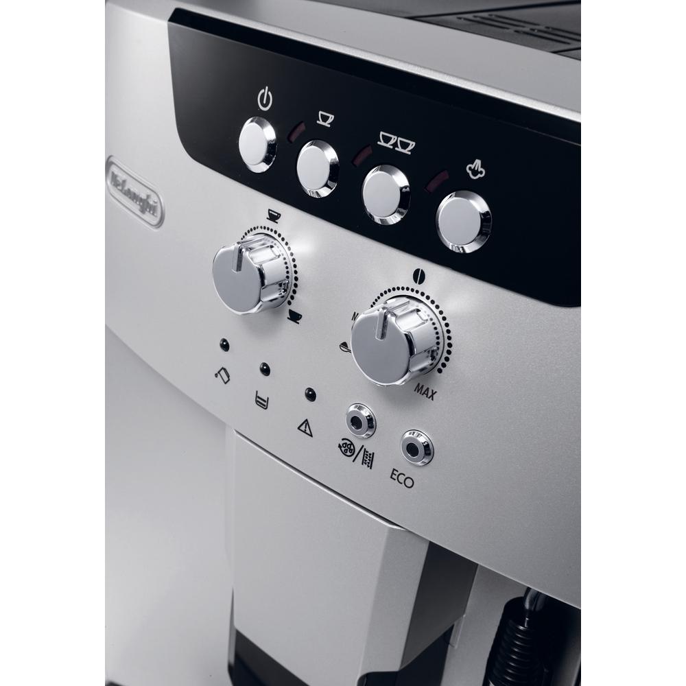DeLonghi Magnifica Fully Automatic Stainless Steel Espresso Machine with Manual Cappuccino Maker