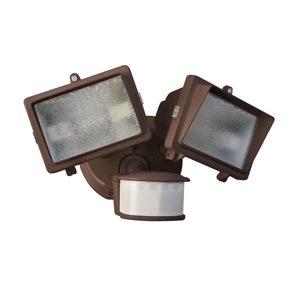 Designers Edge Pick Up Today Bronze Outdoor Security Lighting 300 Watt 270 Degree Bronze Motion Activated Outdoor Dusk To Dawn Security Flood Light