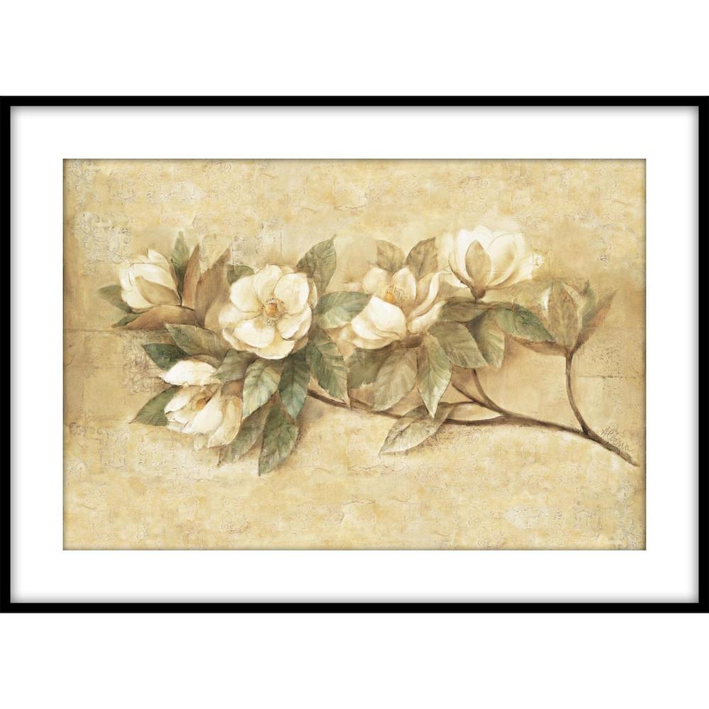Ptm Images 9 75 In X 11 Sugar Magnolia Framed Wall Art 1 Sugar Magnolia Framed Wall Art 1 76879 The Home Depot