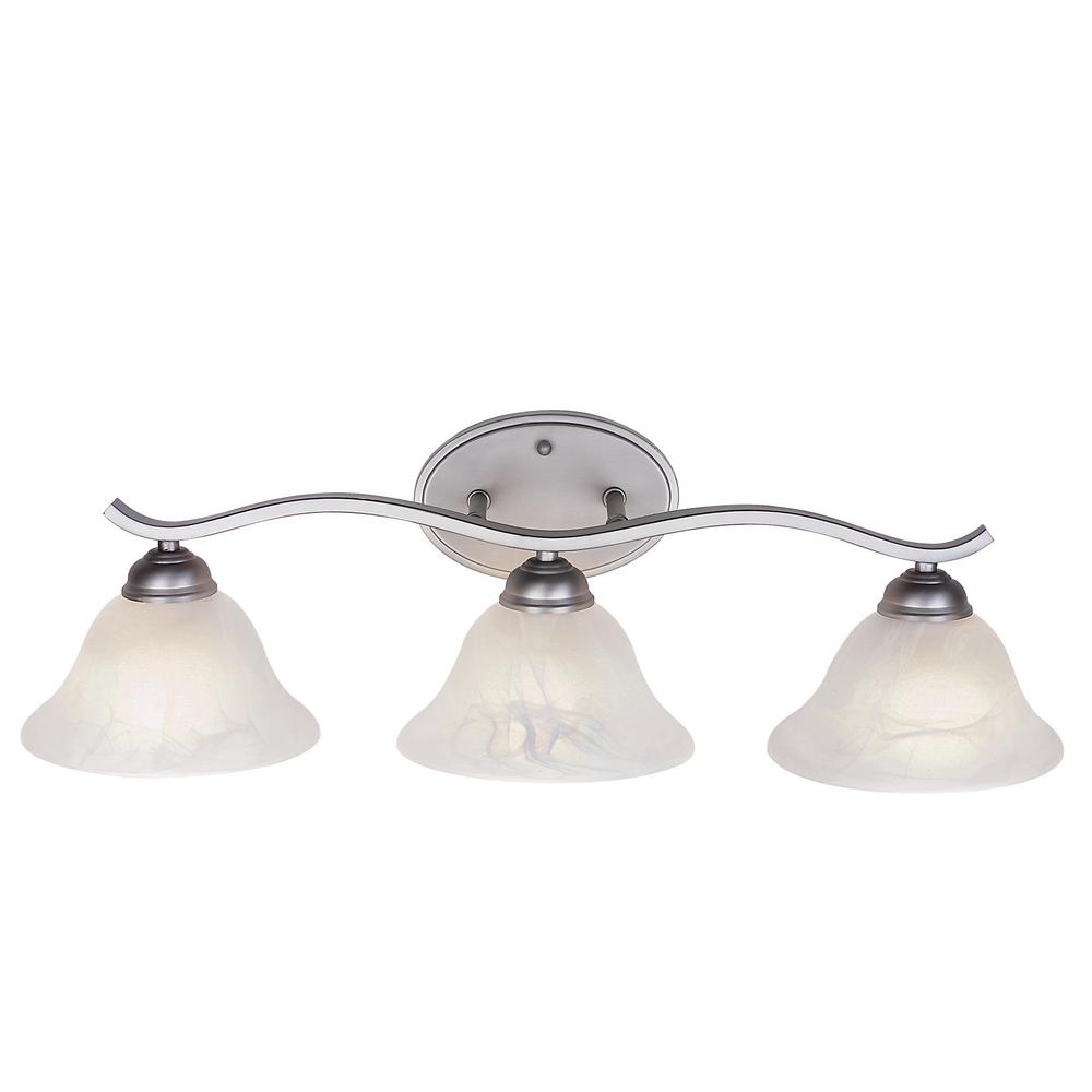 Bel Air Lighting Cabernet Collection 3 Light Brushed Nickel Bath Bar With Tea Stained Marbleized Shade Bel Air Lighting Cabernet Collection 3 Light Brushed Nickel Bath Bar With Tea Stained Marbleized Shade