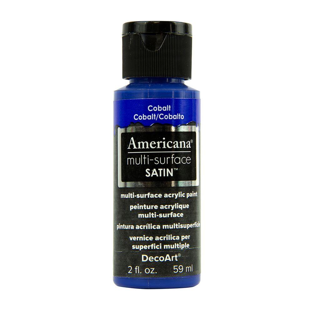 Le Barrel Colors 8 Oz White Acrylic Paint J20403 The Home Depot Cobalt Satin Multi Surface Acrylic Paint