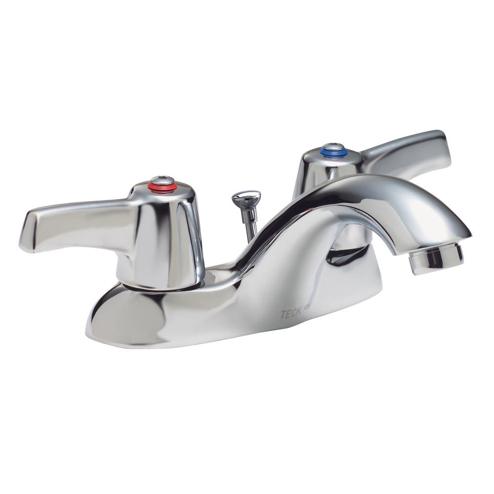 Delta 4 In Centerset 2 Handle Bathroom Faucet In Chrome 21c243